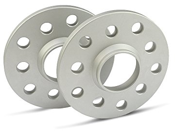 SCC Spurverbreiterung 12168E - silber eloxiert - LK: 112/5 NLB: 66,6 - 10mm - 2 Stück