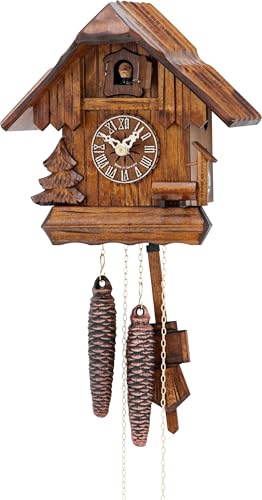 Hekas Kammerer Uhren Kuckucksuhr Kleines Schwarzwaldhaus KA 1685