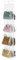 Whitmor Handtaschen-Aktenordner, transparent