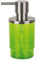 Spirella Seifenspender Nyo Flüssigseifen-Spender, Fassungsvermögen 6,5 x 6,5 x 14,5 cm - 300ml - Grün