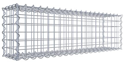 GABIONA | Paniers en Gabion carré | Paniers en Treillis résistants aux imtempéries | Dimensions 100L x 30h x 20P centimètres