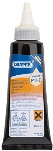 Draper 50 ml Liquid Sealant | Gasket Sealer | Pipe Leak PTFE | Plumbing Tool | Waterproof Sealer | Metal Joints Rapid Cure | 38916