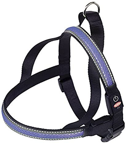 Nobby Norwegergeschirr FLASH MESH, blau S: L: 50-65 cm + 48 cm, B: 25 mm, 1 Stück