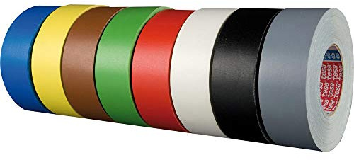 Tesa 04651-00505-00 Gewebeband Premium 50 m x 25 mm in schwarz