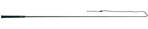 Fouet d'attelage FLECK ultra léger - noir/gris - longueur 160 cm