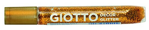 Giotto 545100 Pack de 5 Tubes de colle pailletée métallique 10,5 ml Multicolore