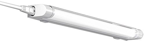 RZB LED Decken und Wandleuchte, Armatur Kunststoff, Diffusor klar prismatisch, EEK A+, 22 x 39 x 312 mm inklusive Zuleitung 1,80 m, 4 W, LED eingebaut 451156.002.1, Weiß