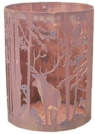 SAREMO Rost Windlicht Wild, D ca. 27 cm