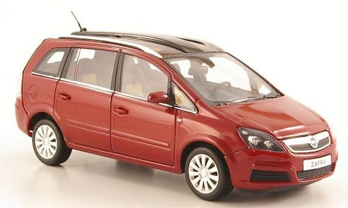 Opel Zafira B, metallic-dunkelrot, 2005, Modellauto, Fertigmodell, I-Minichamps 1:43