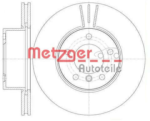 Metzger 6974,1 Bremsscheibe - (1 Stück)