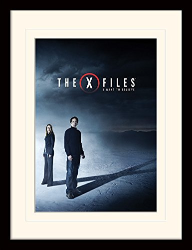 Pyramid International MP11422P-PL The x-Files (I Want to Believe) montiert und gerahmt, Mounted 250 GSM Paperwrap MDF, Mehrfarbig, 44 x 33 x 4 cm
