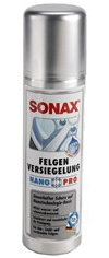 Sigillante protettivo per cerchi auto Felgen Versiegelung Sonax 436100 ml 250 Sigillante per cerchioni basato sulla nanotecnologia per cerchi in alluminio. I cerchi sono protetti da un rivestimento in vetro duro fatto da nanoparticelle modificate con fluoro carbonio. Riduce l'adesione della polvere dei freni che semplifica notevolmente la pulizia dei cerchi. Effetto idrorepellente eccezionale e duraturo. Sufficiente per un massimo di 8 applicazioni. Descrizione non disponibile in italiano