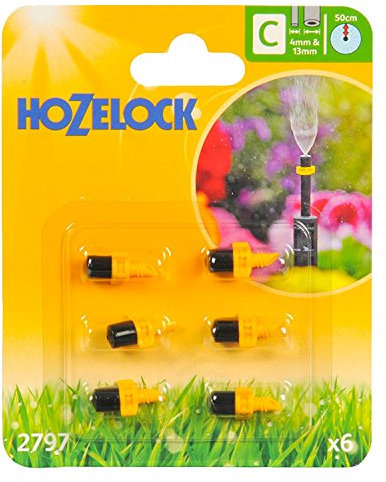 Hozelock Mist Micro Jet 4mm/13mm (6 Pack)