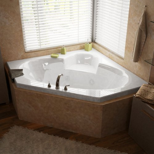 Atlantis Whirlpools 6060SWL Sublime 60 x 60 Corner Whirlpool Jetted Bathtub