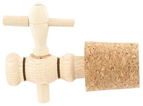Robinet bois acacia pour vinaigrier 4 13 x 110