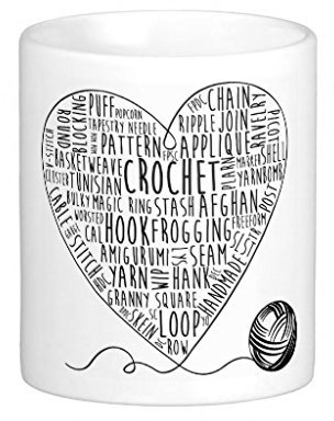 Endingfo Crochet Words Classic Coffee Mug