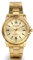 JewelryWe Herren Armbanduhr, 30M Wasserdicht Business Casual Analog Quarz Uhr, Gold Edelstahl Armband mit Gold Digital Zifferblatt
