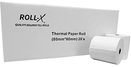 White Thermal Till Roll 80 mmx53 m (Pack of 20)