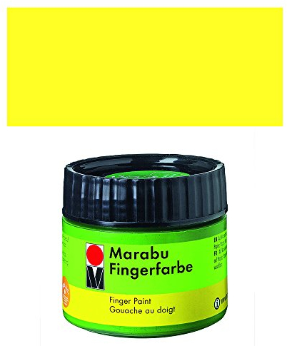Fingerfarbe, gelb 019, 100 ml
