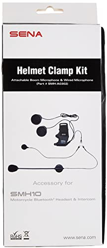 Sena Helmet Clamp Kit - Attachable Boom Microphone & Wired Microphone