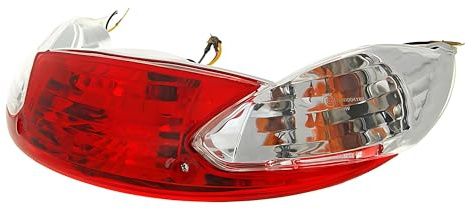 Rücklicht für Peugeot Vivacity (02-05) | Ohne Leuchtmittel, Original Anschlussstecker passt kompatibel mit Peugeot Vivacity 100 2-Takt ab Bj. 2000