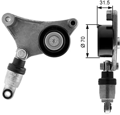GATES DriveAlign Tensioner T38216