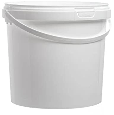 20 x 5L, LTR, Litre Plastic Buckets with Lids