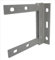electrosmart TV Aerial Mounting Bracket 6 by 6 and V Bolts for External or Loft Aerial Pole/Mast/CCTV