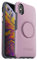 OtterBox for Apple iPhone X/Xs, Slim Protective Case with Integrated PopSockets PopGrip, Otter + Pop Symmetry Series, Pink