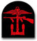 Aufkleber/Sticker Royal Navy Combined Operations Adler Gewehr Wappen 7x6cm A1458