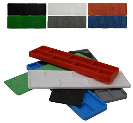25 Plastic Window & Glazing Packers Spacers 1mm - 6mm / Flooring Packer