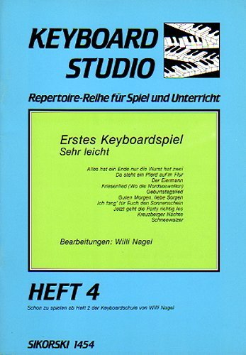 Erstes Keyboardspiel - sehr leicht: Heft 4