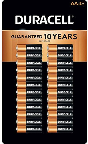 Duracell Coppertop Alkaline Batteries AA - 48 pk