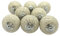 G Decor Cream Crackle Handmade Design Round Ceramic Door Knobs, Vintage, Shabby Chic, Interior Furniture, Cabinet Wardrobe Cupboard Drawers Pulls Handles (8-Pack)