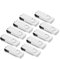 USB Sticks, 16GB USB Flash Drive, AreTop 10 Pack 16GB Memory Stick, 2.0 Thumb Drives Pen Drives, Swivel Design, with LED Indicator for Computer/Tablet/Laptop/Car/TV(10 White With Lanyard)