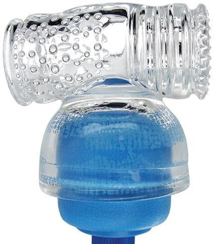 Wand Essentials Hummingbird Vibrating Wand Tip Attachment Clear