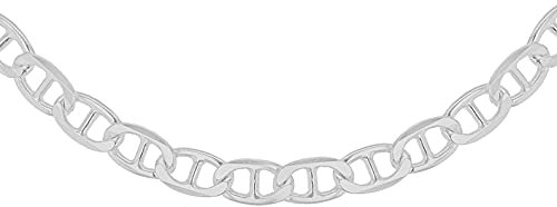 Tuscany Silver Damen Sterling Silber 5.8 mm Flach Rambo Halskette 51 cm / 20 zoll