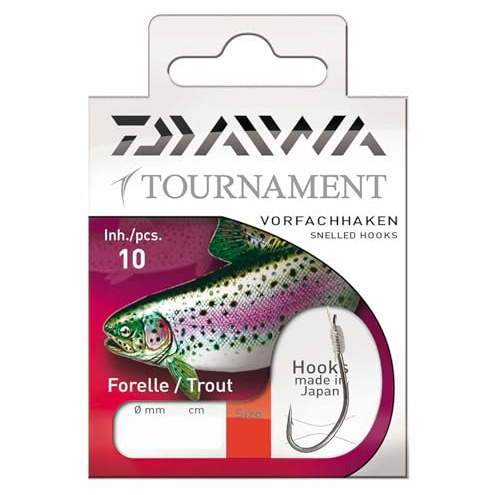 Daiwa Tournament Forellenhaken Gr. 6, 60cm - Gr.6-0,23mm -
