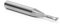 Yonico 35210-SC - Low Helix Upcut Spiral End Mill CNC Router Bit, Diameter: 1/8, Cutting Height: 1, Flutes: 2-1/4 Shank