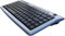 Teclado con trackball inalámbrico RF NEGRO con cargador