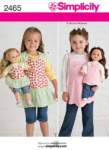 Simplicity Schnittmuster 2465 Schürzen S-M-L