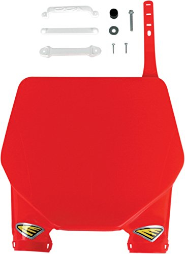 Cycra 1CYC-1205-32 Red Plastic Motorcycle Stadium Front Number Plate