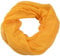 Miobo Loop Schal Crinkle Schal Halstuch Unifarbe 70 x 180cm Frühling Sommer Herbst Rund Gelb
