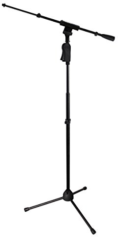 Gator Frameworks Stativ Deluxe-Mikrofonhalterung mit höhenverstellbarer Kupplung und Teleskopstange (GFW-MIC-2120)