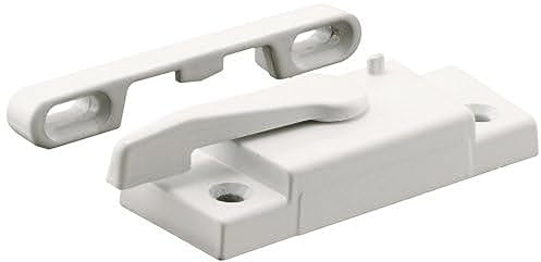 Prime-Line F 2626 Sash Lock, 2-1/16 In. Hole Centers, Right-Hand, BetterBilt 350 Series Vertical Sliding Windows, Diecast Zinc, White, (Single Pack)