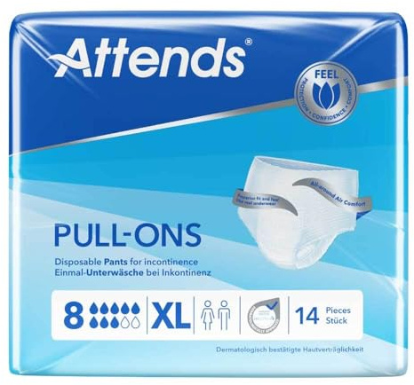 ATTENDS Pull-Ons 8 XL 14 St