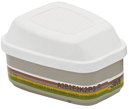 3 m 6099 Particulate Filter per gas e vapore, A2B2E2 K2HGP3 R Plus formaldeide, Certificato EN sicurezza