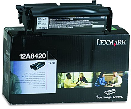 Lexmark Rückgabe-Druckkassette Toner schwarz 6000 Seiten T430