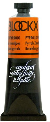 Blockx : Oil Paint : 35ml : Pyrrolo Vermilion