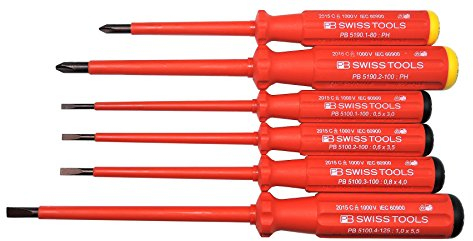 Irega PB Swiss Tools – Set of 6 Screwdriver VDE 5100/5190